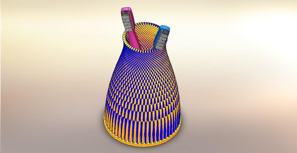 WKP Helical Vase -02 3D Print 120668