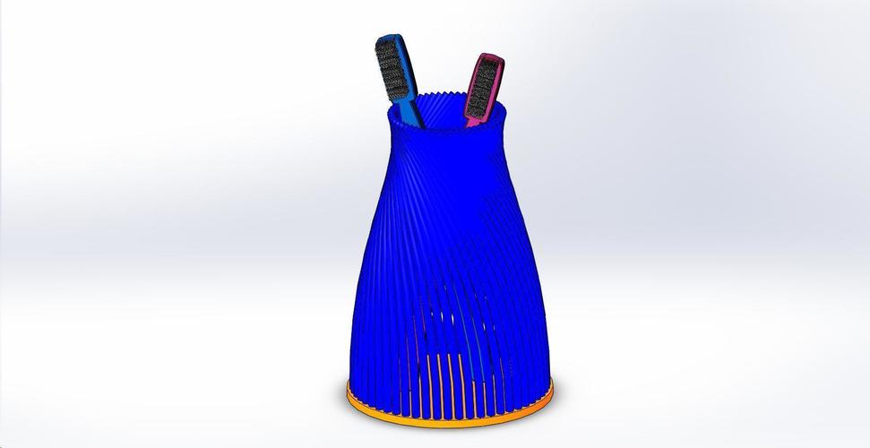 WKP Helical Vase -01 3D Print 120669