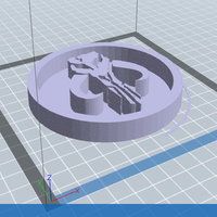 Small Mandalorian Token 3D Printing 120698