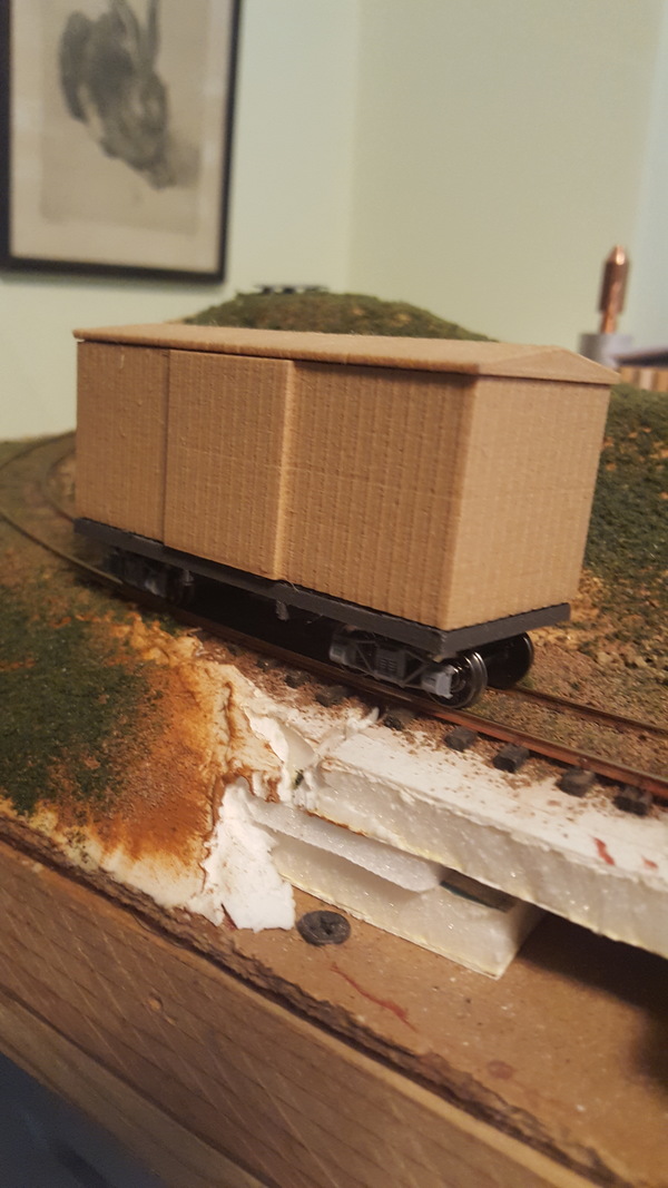16' boxcar model ON30 