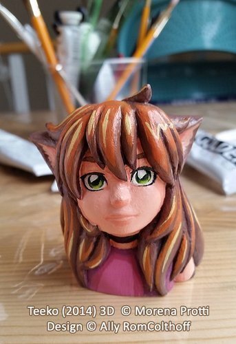 Teeko - Chirault Character Figurine  3D Print 120719