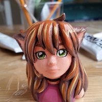 Small Teeko - Chirault Character Figurine  3D Printing 120719