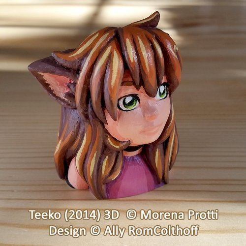 Teeko - Chirault Character Figurine  3D Print 120720