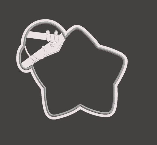 Cookie Cutter Kirby in Star 3D Print 120756