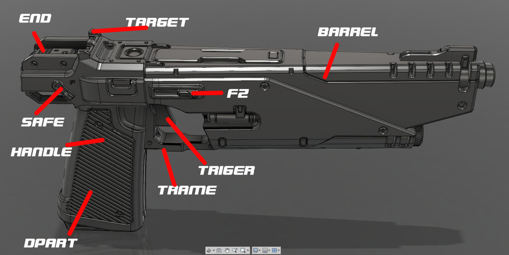 WESTAR 35 blaster  3D Print 120788