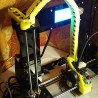 Small Anet A6 : Auto Leveling bed  AND Cable chain ! 3D Printing 120816