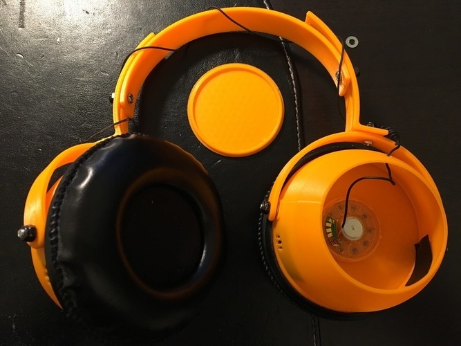 Tunable "Open/Closed" Headphones  3D Print 120873