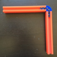 2020 T-Slot 90 Degree Corner Cap and Support - Thumbnail 2