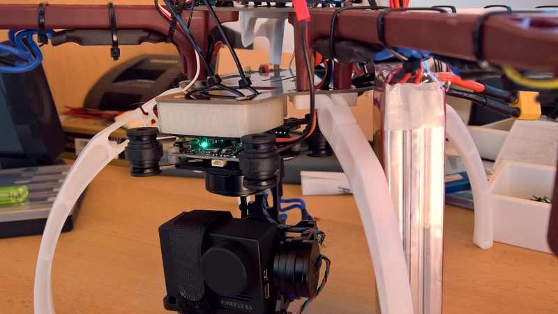 Support for HakRc Storm32 gimbal in F450