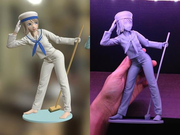 Medium Sailor Girl 3D Printable Figure 3D Printing 120933