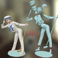Sailor Girl 3D Printable Figure - Thumbnail 6