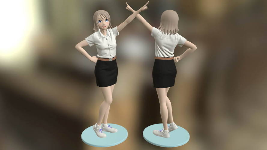 Freshy Girl 3D Printable Figure 3D Print 120963