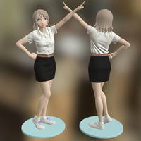 Freshy Girl 3D Printable Figure - Thumbnail 13