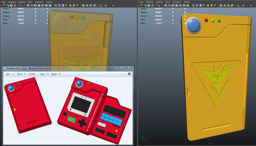 Pokemon GO iPhone6 PokeDex Team case 3D Print 120979