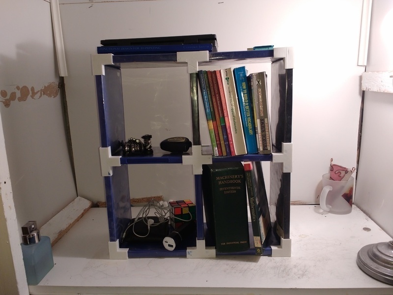 Recylced DVD Cases: Miscellaneous Items Shelf