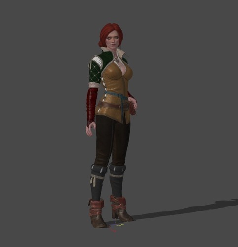 Triss - The Witcher 3D Print 121305