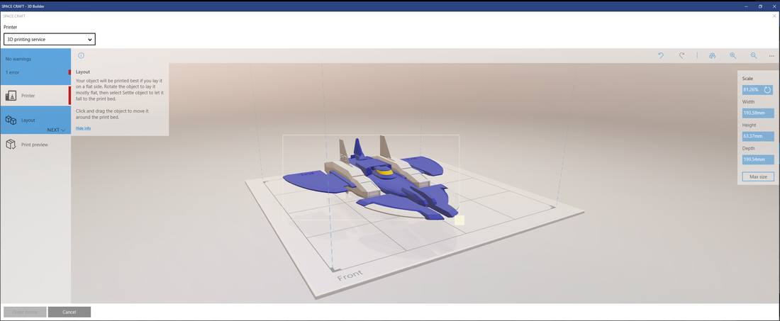 SF-72 Space Craft - *FREE DOWNLOAD* 3D Print 121558