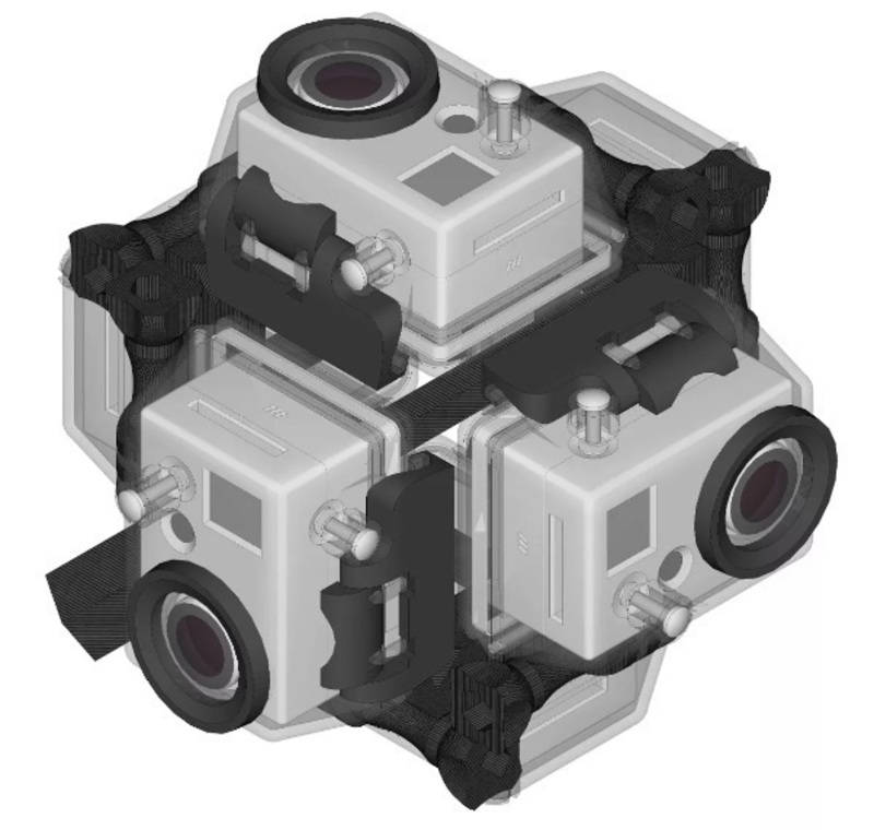 GoPro  360 ° Mount / Spherical Rig - Skeleton Case
