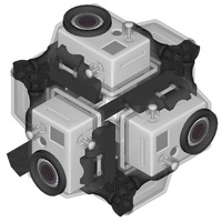 Small GoPro  360 ° Mount / Spherical Rig - Skeleton Case 3D Printing 121618