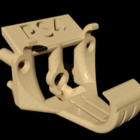 Small PS4 Controller Design Wandhalterung  3D Printing 121644