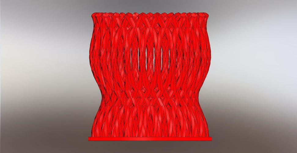 Helical Vase #81 3D Print 121653