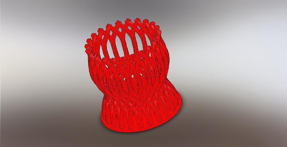 Helical Vase #81 3D Print 121654