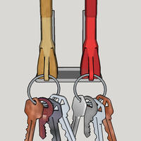 Rocket key holder wall - Thumbnail 4