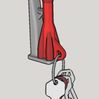 Rocket key holder wall - Thumbnail 8