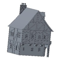 Another Tudor style house for Wargaming - Thumbnail 4