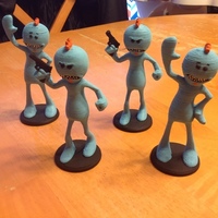 Small Mr. Meeseeks - New & Old - RICK AND MORTY 3D Printing 121891