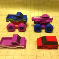  Mini Monster Truck/Car/Smart With Suspension - REMIX - Thumbnail 2
