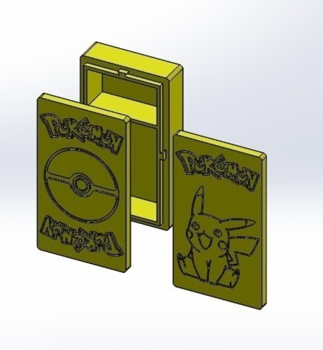 Pokemon Deckbox with Coin/Damage Token Storage 3D Print 121927