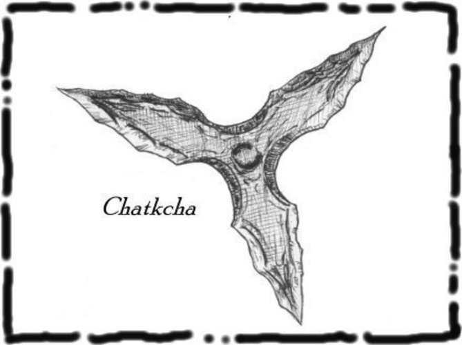 Chatkcha - Thri-kreen weapon - DARK SUN - D&D prop 3D Print 121936