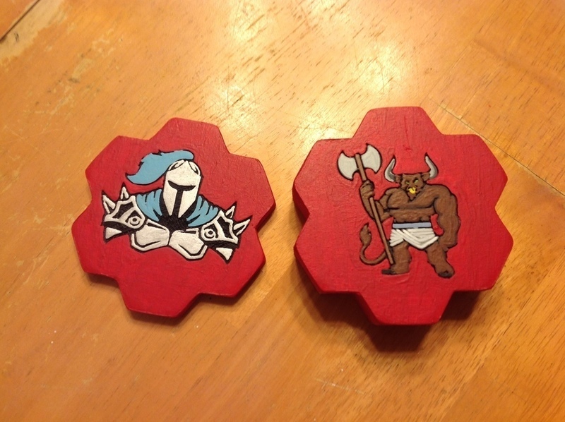 Dice box - D&D/Minotaur/Paladin