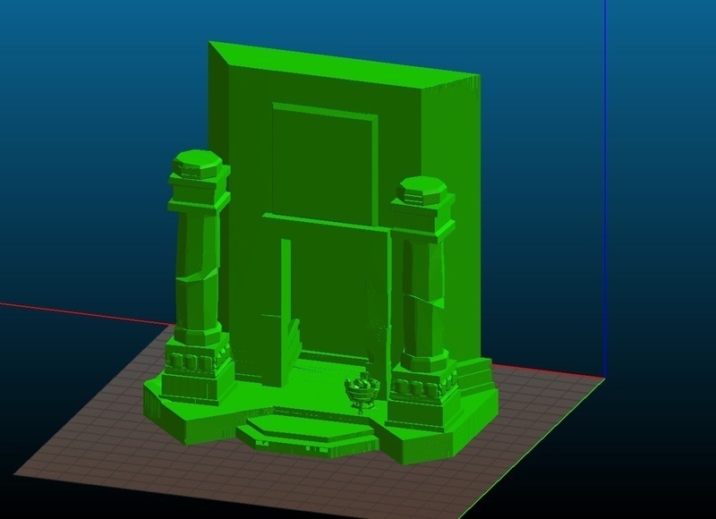 Lone Wolf - Ruins - Game Level Scenery