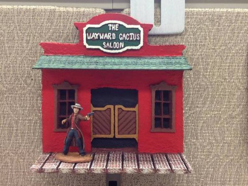 Cubicle Miniature Display - The Wayward Cactus