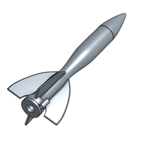 Launchable Rocket 300 ft Altitude - Thumbnail 1