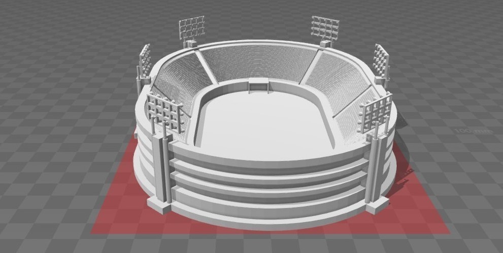 Football Stadium 3D Print 122305