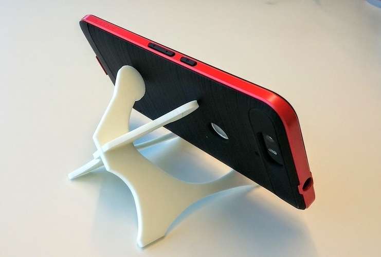 Stable Jointed Phone Stand 3D Print 122346