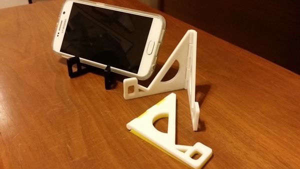 Medium Folding Hinged Phone Stand (for large phones) 3D Printing 122350