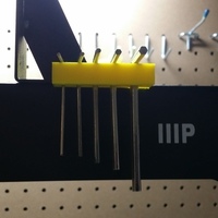 Bolt-on Allen Wrench Holder for Wanhao Duplicator I3 (Maker Sele - Thumbnail 3