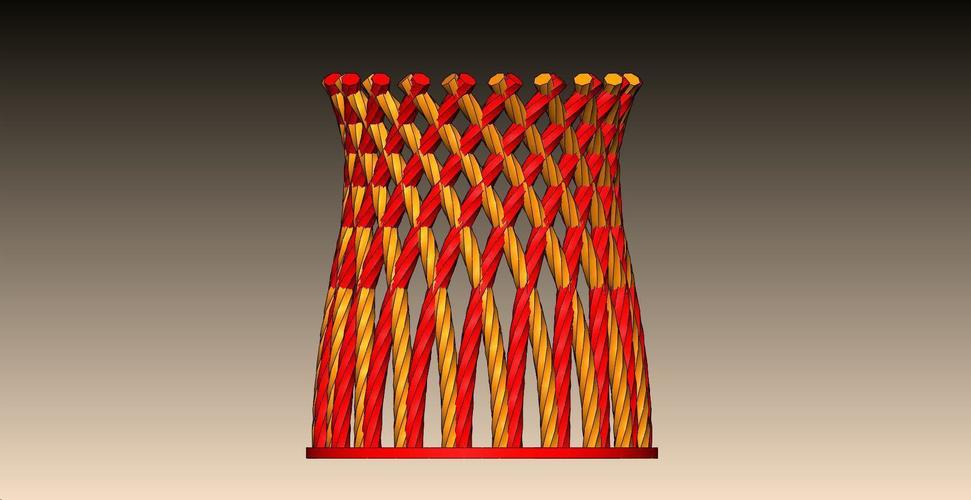 Helical Vase 100 3D Print 122404
