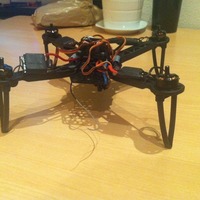 Legs for quadcopter frame + ZMR RCX 1804 motors + WS2812B leds - Thumbnail 3