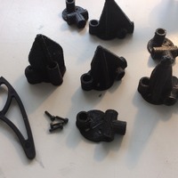 Legs for quadcopter frame + ZMR RCX 1804 motors + WS2812B leds - Thumbnail 4