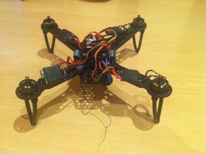 Legs for quadcopter frame + ZMR RCX 1804 motors + WS2812B leds 3D Print 122477