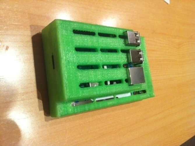 Raspberry Pi B+/2 + HDD 2.5' case 3D Print 122510