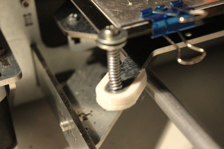 Heatbet nut holder 3D Print 122545