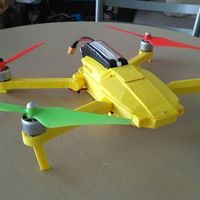Foldable drone frame (Mavic look like, body & head alternative)  - Thumbnail 2