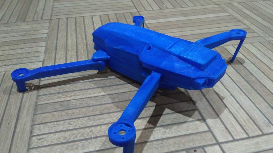 Foldable drone frame (DJI Mavic Clone) 3D Print 122703