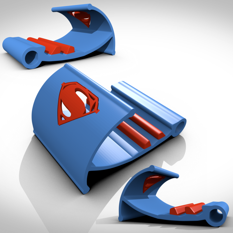 Superman support tablette/smartphone